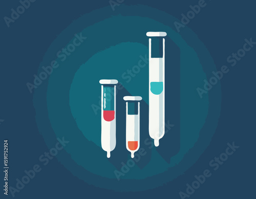 Platelet rich plasma blood test tube icon