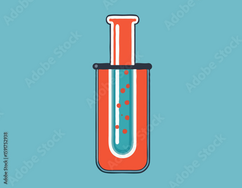 Platelet rich plasma blood test tube icon