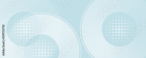 Modern abstract background. Glossy white gradient circle lines. Minimal geometric pattern. Simple graphic elements. Futuristic concept. Suitable for cover, poster, banner, brochure, eps10. modern