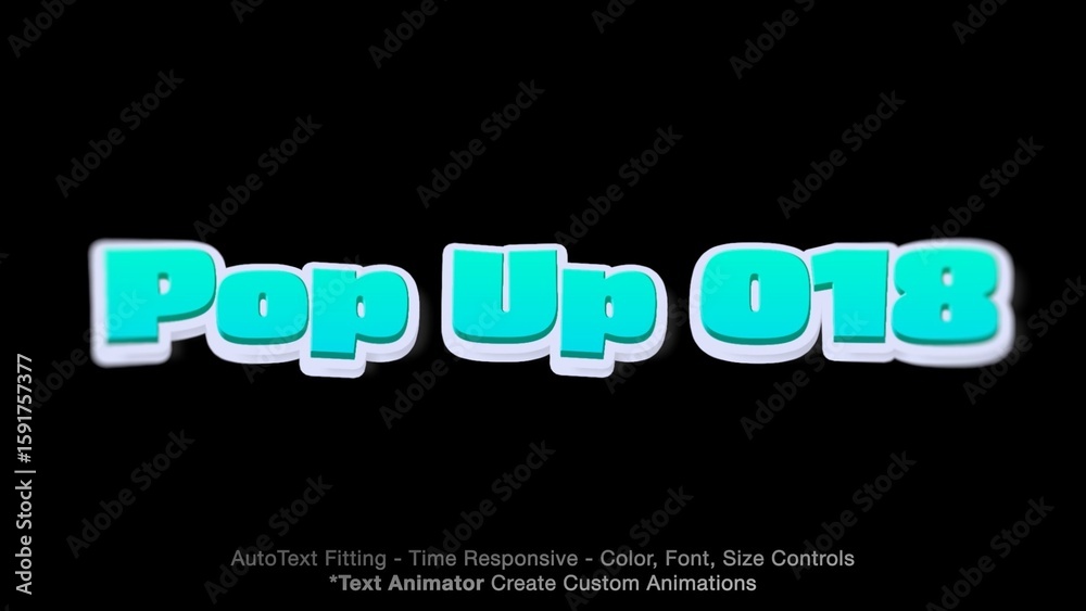 Note Pop Up Trans Background Pop Up Text Overlay (18) Editable Animation, Color & Font | Easy ...