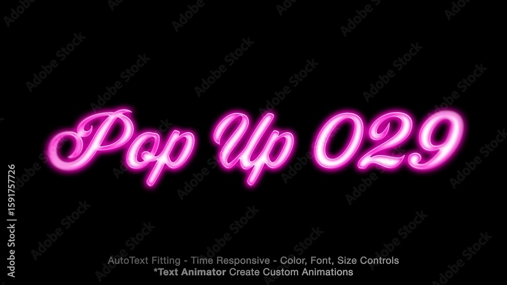 Note Pop Up Trans Background Pop Up Text Overlay (29) Editable Animation, Color & Font | Easy ...