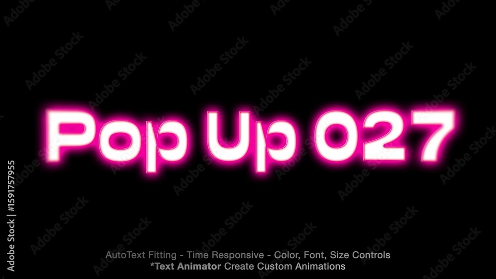 Note Pop Up Trans Background Pop Up Text Overlay (27) Editable Animation, Color & Font | Easy ...