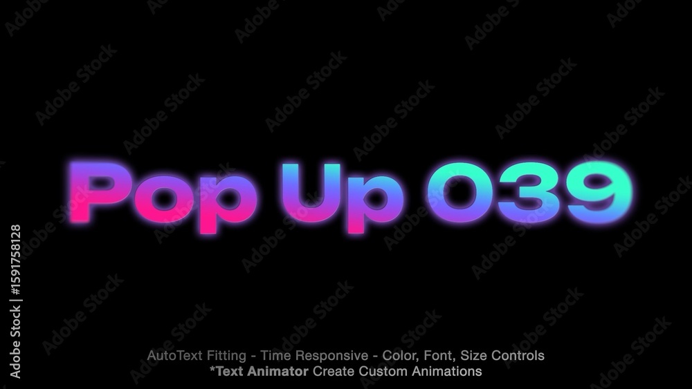 Note Pop Up Trans Background Pop Up Text Overlay (39) Editable Animation, Color & Font | Easy ...