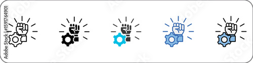 Determination Icon Pack Multistyle Illustration