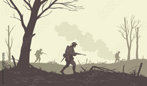 Battle field area 