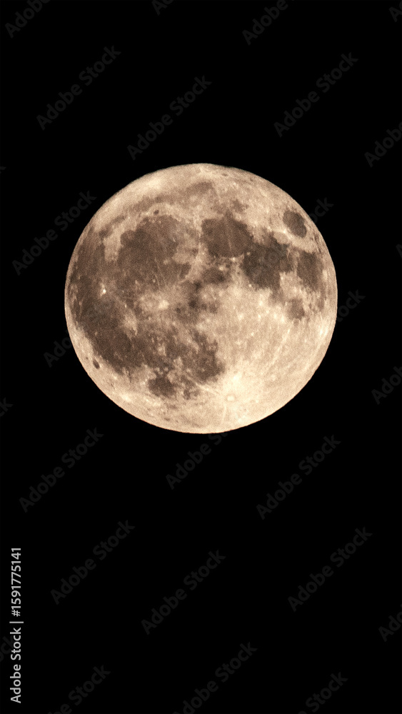 Fototapeta premium full moon in the night in Croatia Homescreen