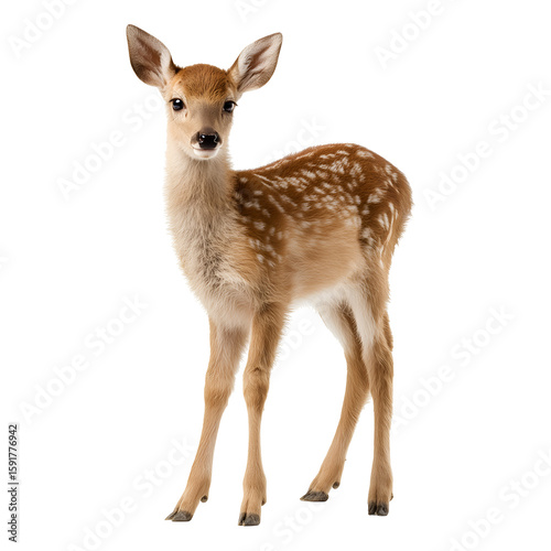 Fawn isolated on transparent background