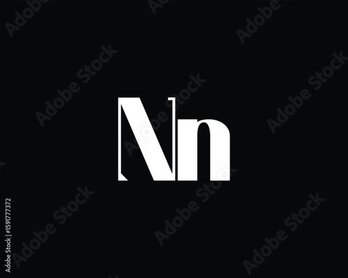 creative letter Nn logo design