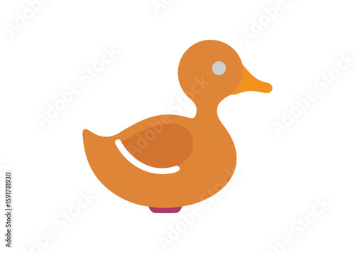 Duck Vector, Duck Icon Illustration