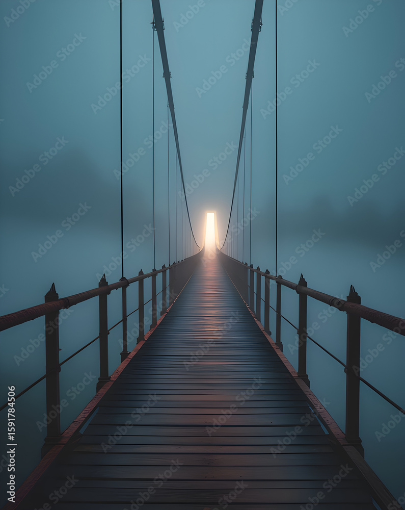 Obraz premium bridge over the river