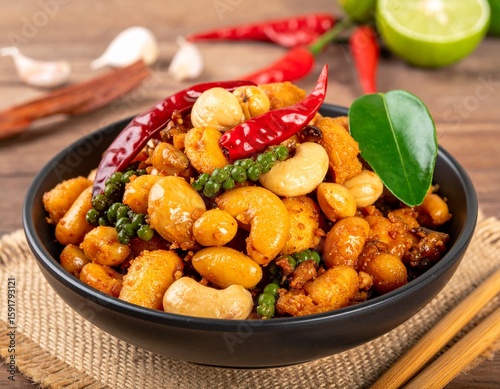 Generated image of delicious food.