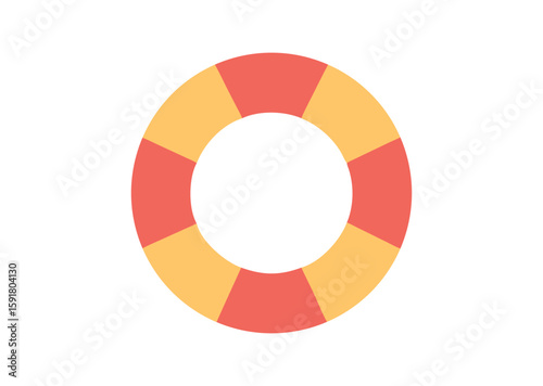 Free Download Lifebuoy ring Vector, Lifebuoy ring Icon Illustration - GFXLoad
