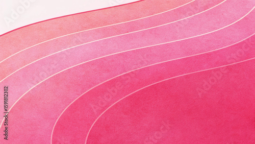 Abstract background with red and pink lines, like a dynamic athletic track or stadium lanes ready for a sprint competition