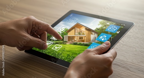 Smart Home Automation Controlling a House with a Tablet for Modern Living