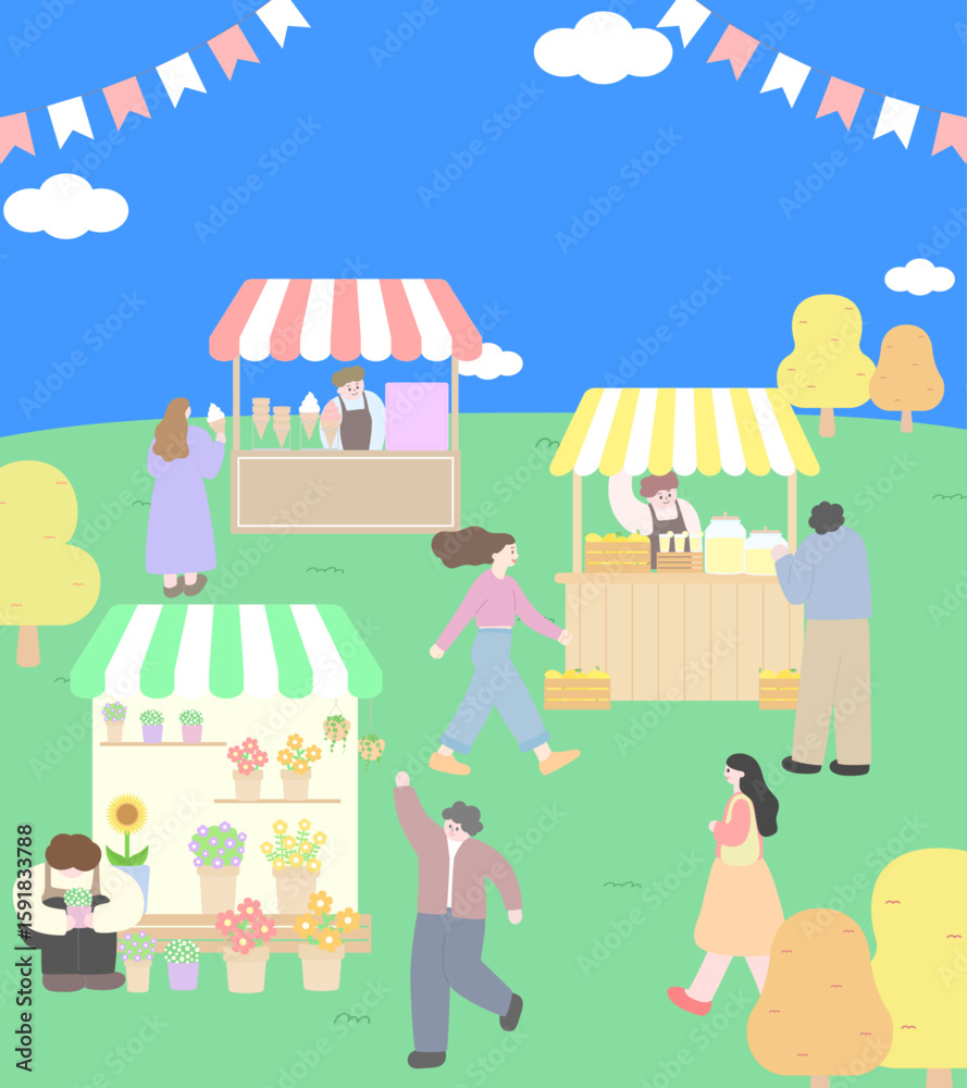 Fototapeta premium Fleamarket_01