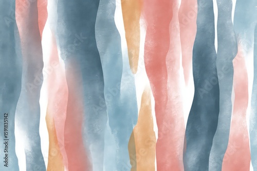 Abstract Vertical Paint Strokes Background