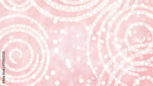 Sparkling pink abstract background with glowing stars, ideal for a bright holiday or winter celebration design