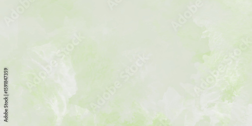 Green wate light blue sky with white background and blurred rcolor background with marbled grunge texture and color splash designWhite and green watercolor grunge texture background. , 