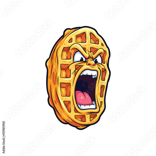 Fotografija Furious Waffle Character