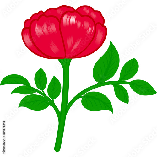 Pastel Pencil-Style Flower PNG Clipart for Creative Projects
