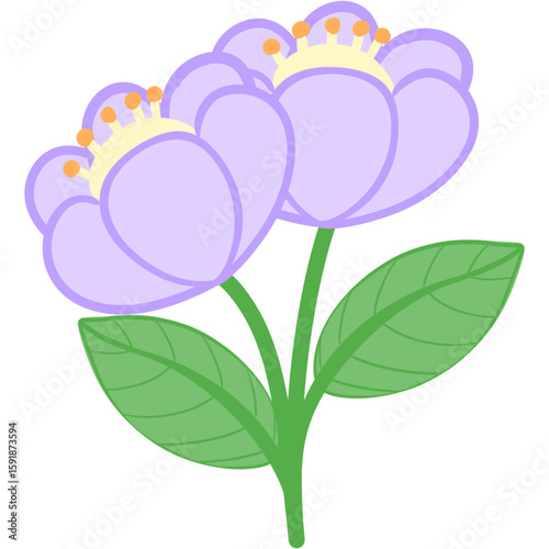Pastel Pencil-Style Flower PNG Clipart for Creative Projects
