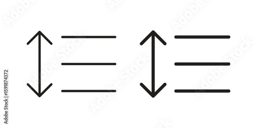 Sort amount up icon for websites and mobile minimalistic flat design.