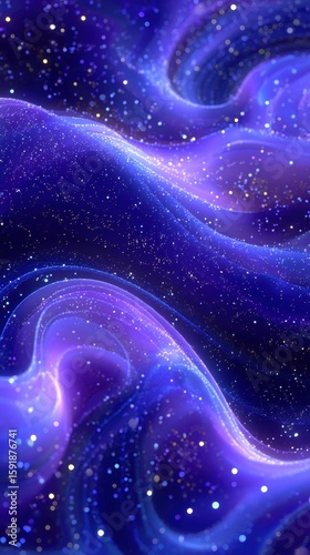 Abstract Cosmic Waves of Nebula and Stars
