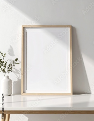 Generated image, Blank Photo Frame, Wall Painting