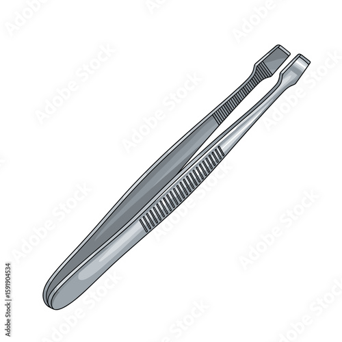 Precise pointed tip tweezers for delicate tasks and fine detailing work