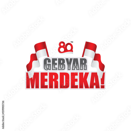 Merdeka Celebration 17th August Discount Promotion Stickers