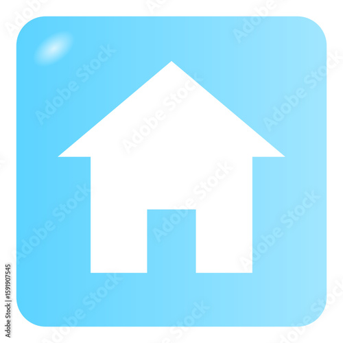  A Blue Vector home button.