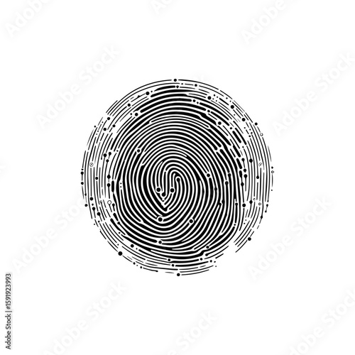 Abstract fingerprint for identity