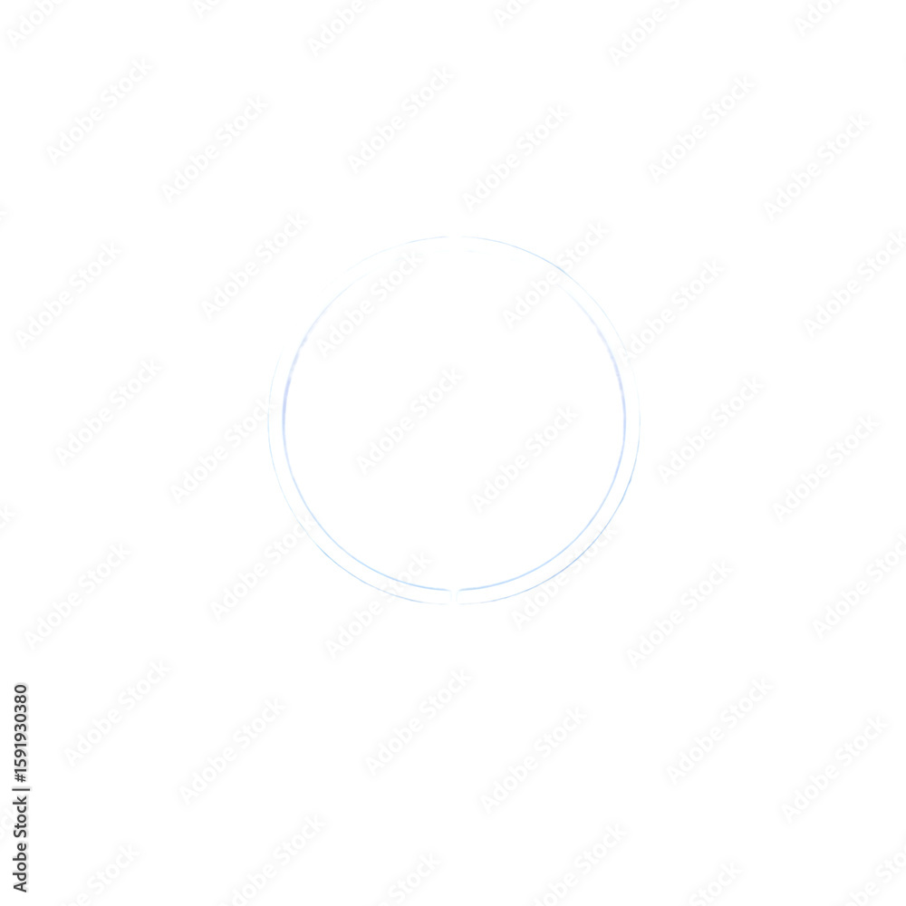 Neon circle frame isolated on white background Neon circle frame isolated on white background