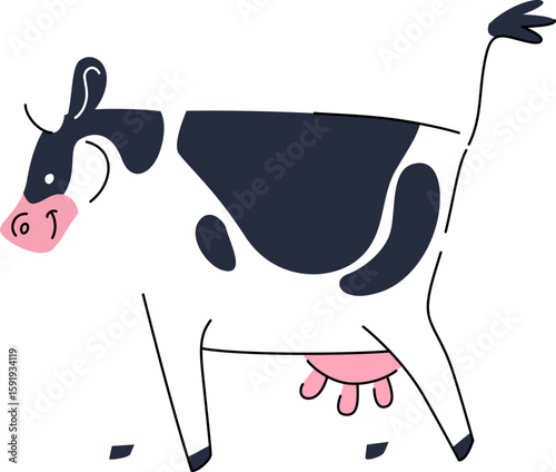 Cute Cow Cartoon