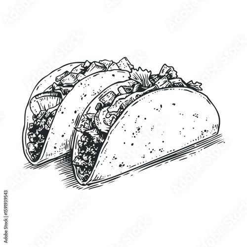 Delicious tacos filled with fresh ingredients for culinary joy