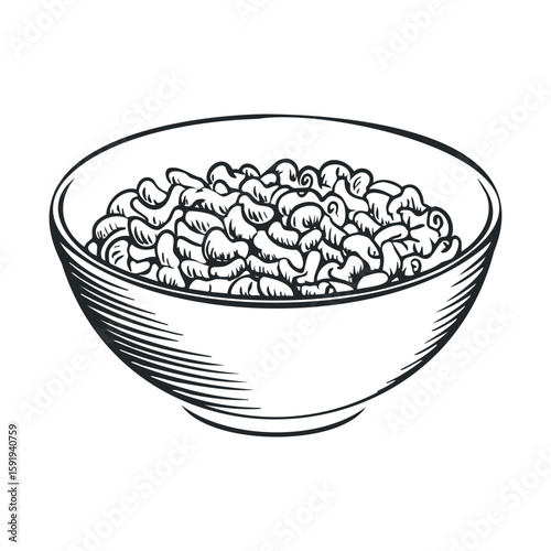 Delicious bowl of macaroni for comfort food lovers