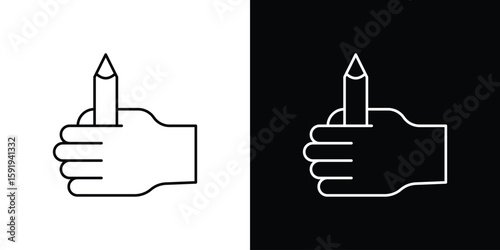 Self expression icons graphic design vector symbols. icon Eps10.