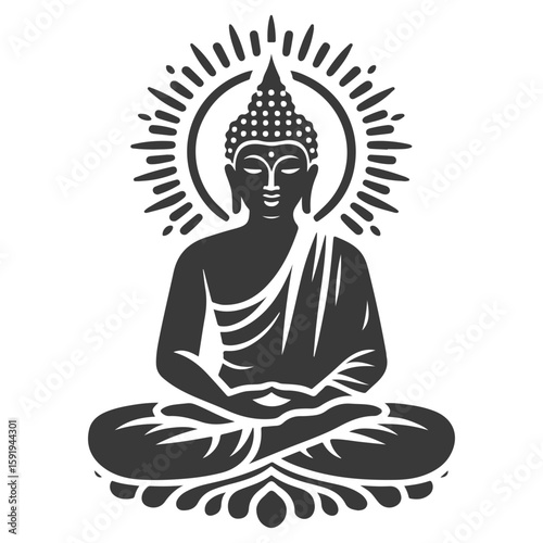 buddha silhouette