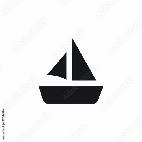 sea sailship icon sign vector