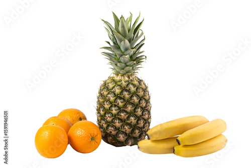 Natural Tropical Fruit Mix for Healthy Diet and Juice Concept