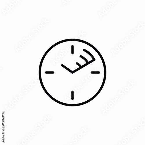 fast time icon sign vector