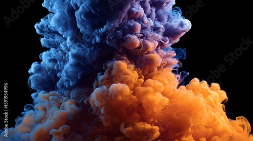 Fototapeta Naklejka Na Ścianę i Meble -  Coral reef in the sea with water and sky background