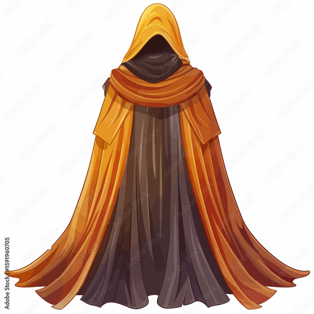 Naklejka premium Cloak isolated on white 