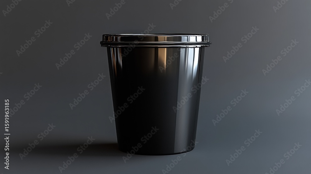 Black coffee cup mockup Black coffee cup mockup