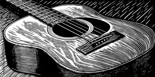 acoustic guitar sketch