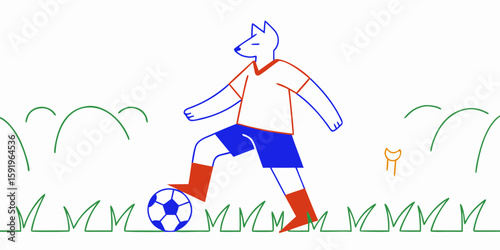 soccer player with ball