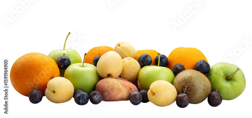 Fresh Natural Fruits for Healthy Eating and Nutrition Concept