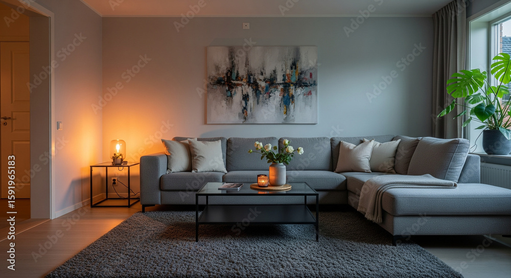 Fototapeta premium living room interior