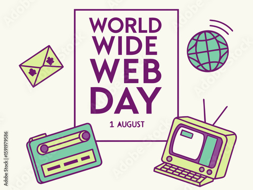 90s-inspired web vector, perfect for nostalgic content, throwback tech visuals, or articles exploring the history of the internet