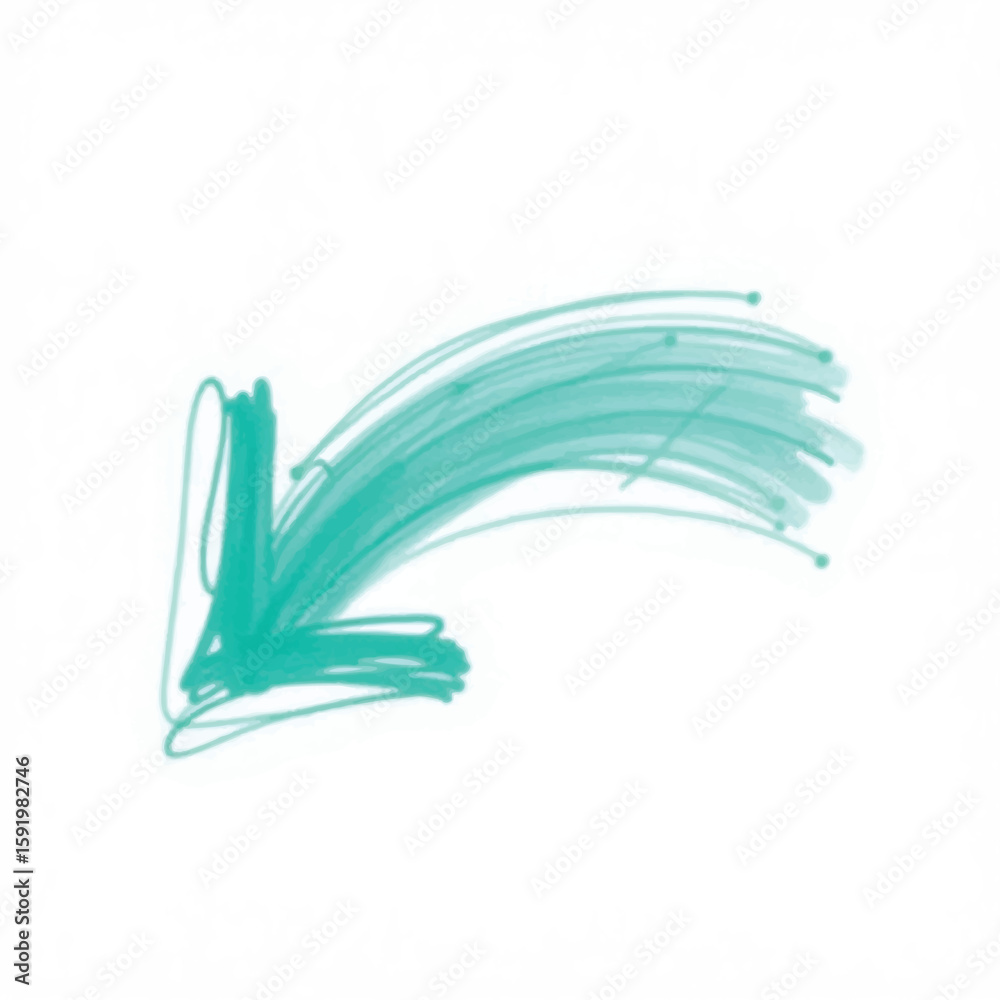Fototapeta premium Hand drawn arrow icon. Vector up arrows. Mark point icon design collection for business and education design element 